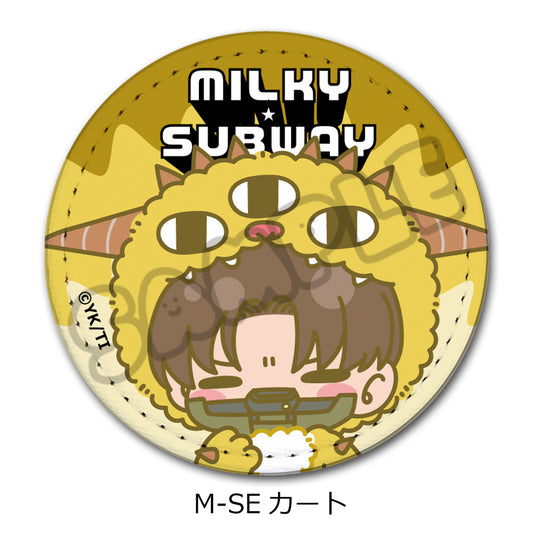 銀河特急 ミルキー☆サブウェイ レザーバッジ(丸形)(mochocho第2弾) M-SE カート【予約商品】