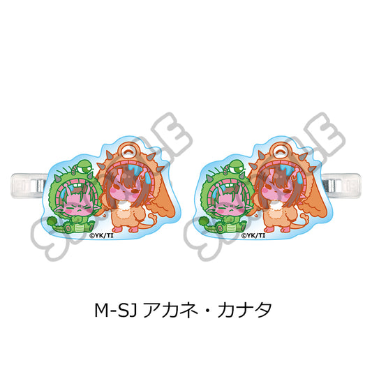 銀河特急 ミルキー☆サブウェイ 前髪クリップ(mochocho第2弾) M-SJ アカネ・カナタ【予約商品】