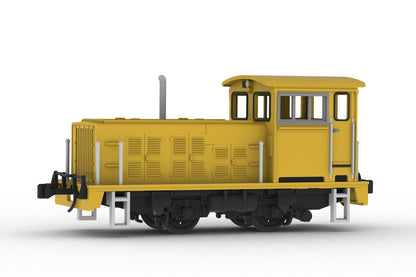 1/80スケール プラスチックキット 小型機関車(L型ライトイエロー)【予約商品】