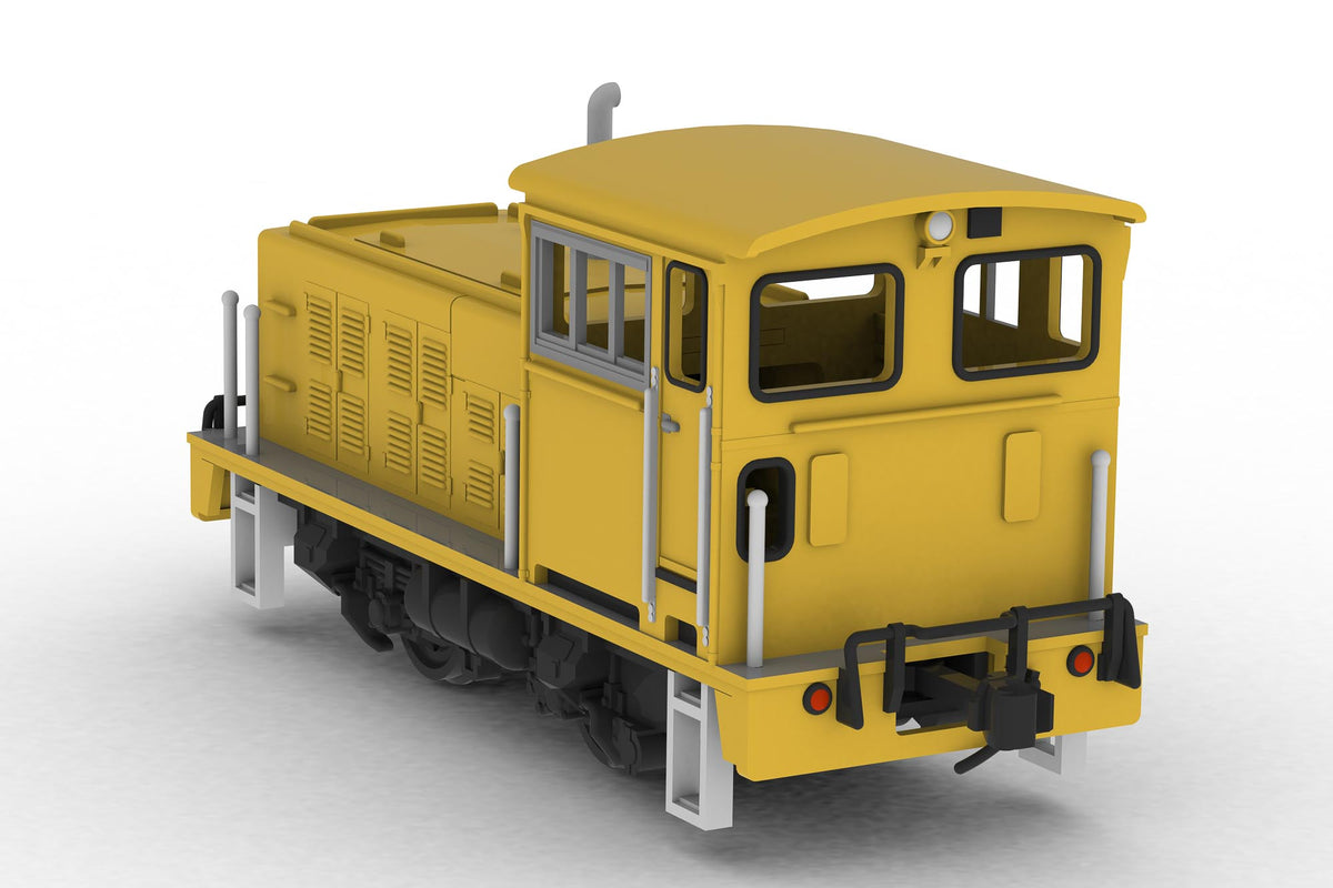 1/80スケール プラスチックキット 小型機関車(L型ライトイエロー)【予約商品】
