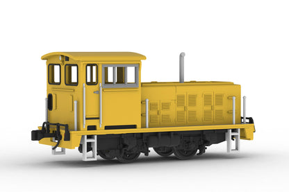 1/80スケール プラスチックキット 小型機関車(L型ライトイエロー)【予約商品】