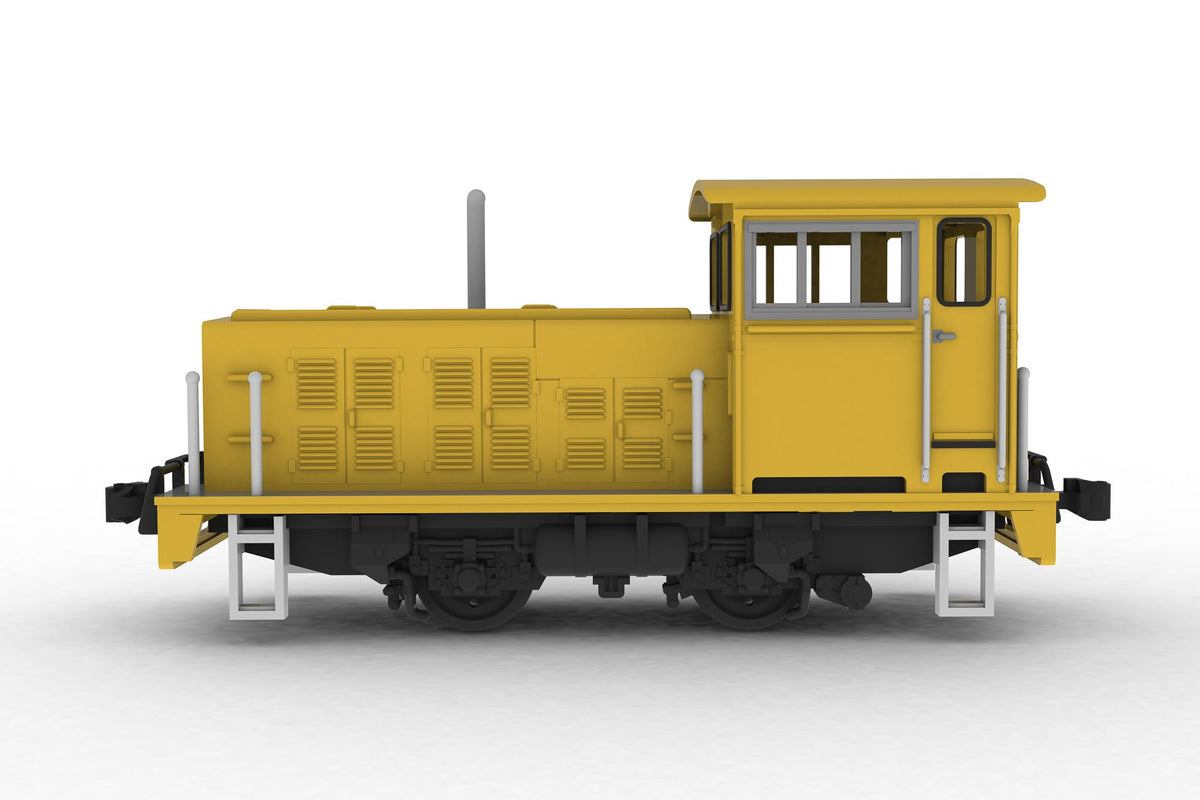 1/80スケール プラスチックキット 小型機関車(L型ライトイエロー)【予約商品】