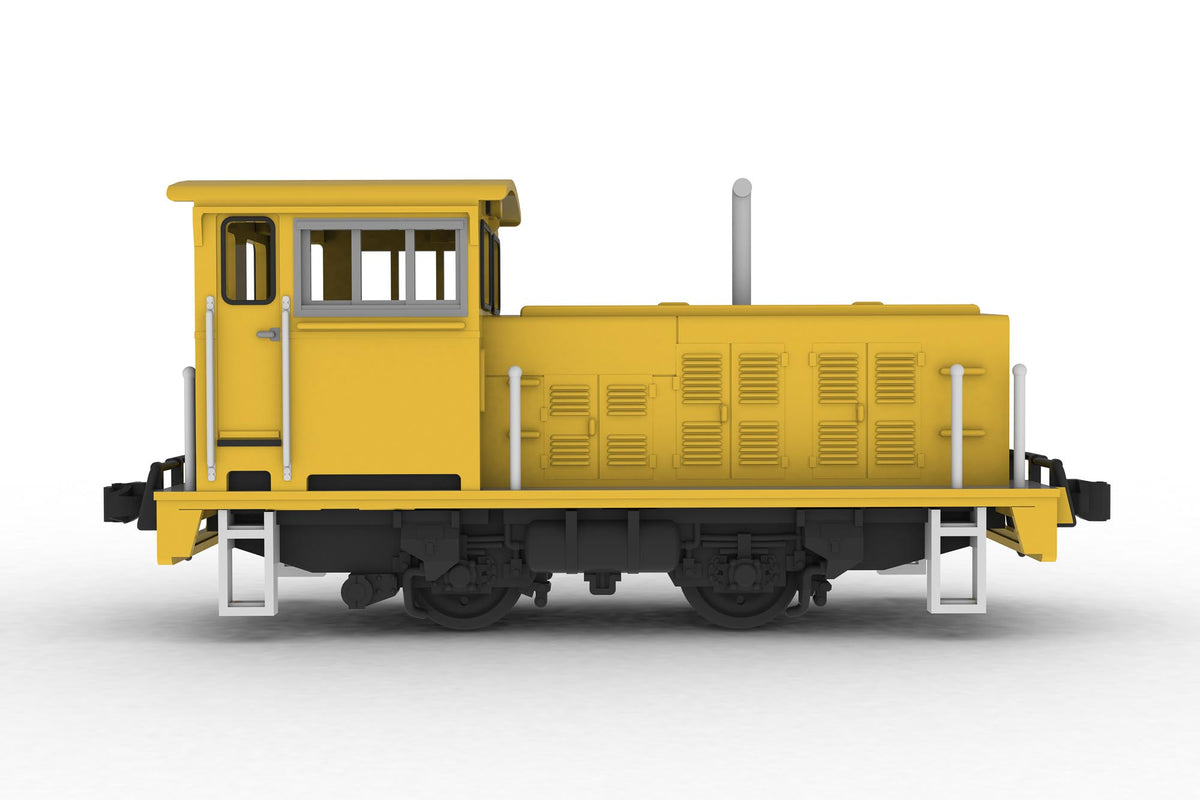 1/80スケール プラスチックキット 小型機関車(L型ライトイエロー)【予約商品】