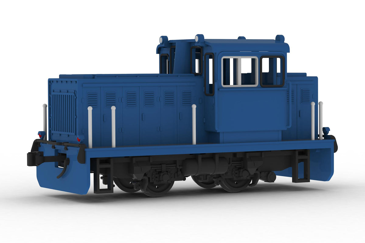 1/80スケール プラスチックキット 小型機関車(凸型ダークブルー)【予約商品】