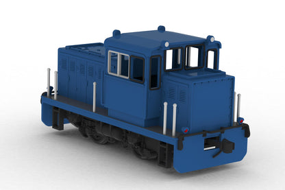 1/80スケール プラスチックキット 小型機関車(凸型ダークブルー)【予約商品】