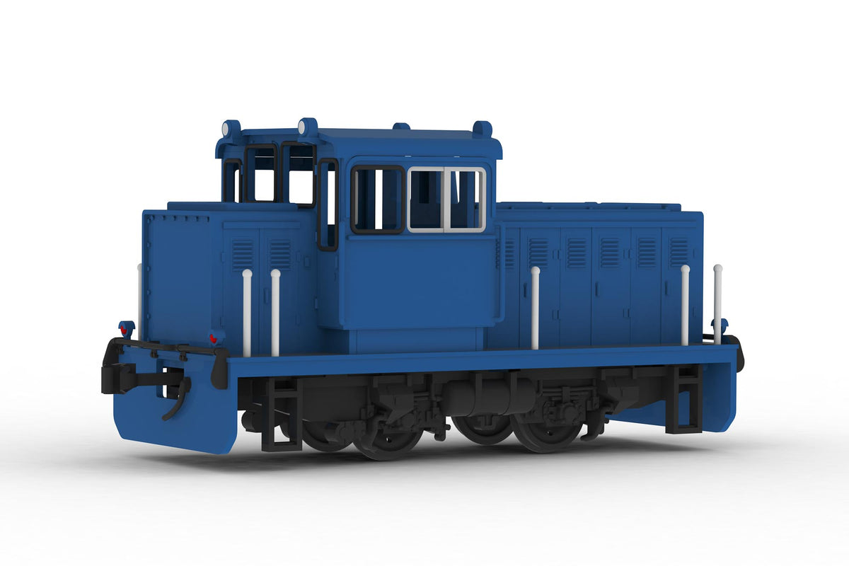 1/80スケール プラスチックキット 小型機関車(凸型ダークブルー)【予約商品】