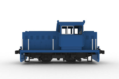 1/80スケール プラスチックキット 小型機関車(凸型ダークブルー)【予約商品】