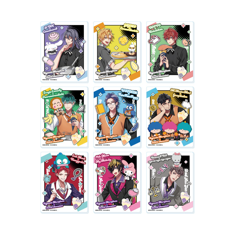 【Box/9】アクリルカード ヒプノシスマイク SANRIO NAKAYOKU EDIT 04 コラボイラスト【予約商品】