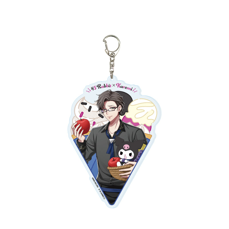 デカアクリルキーホルダー ヒプノシスマイク SANRIO NAKAYOKU EDIT 05 入間銃兎×クロミ(コラボイラスト)【予約商品】