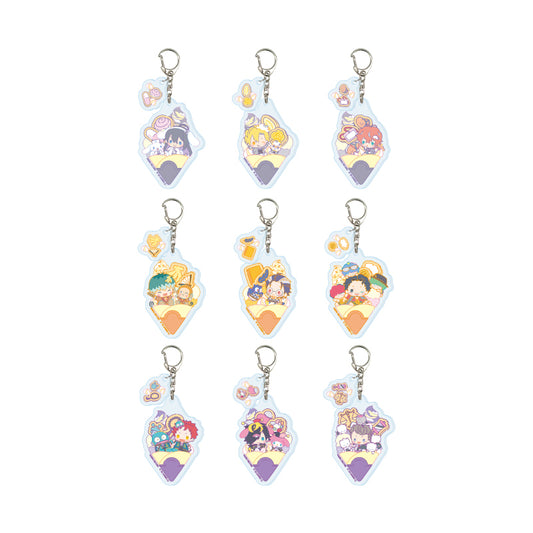 【Box/9】パーツ付きアクリルキーホルダー ヒプノシスマイク SANRIO NAKAYOKU EDIT 02 コラボイラスト【予約商品】