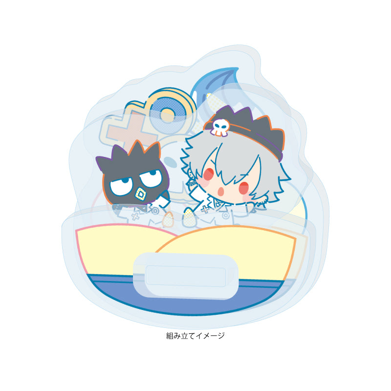 ゆらゆらアクリルスタンド ヒプノシスマイク SANRIO NAKAYOKU EDIT 04 碧棺左馬刻×バッドばつ丸(コラボイラスト)【予約商品】
