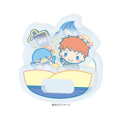 ゆらゆらアクリルスタンド ヒプノシスマイク SANRIO NAKAYOKU EDIT 06 毒島メイソン理鶯×タキシードサム(コラボイラスト)【予約商品】