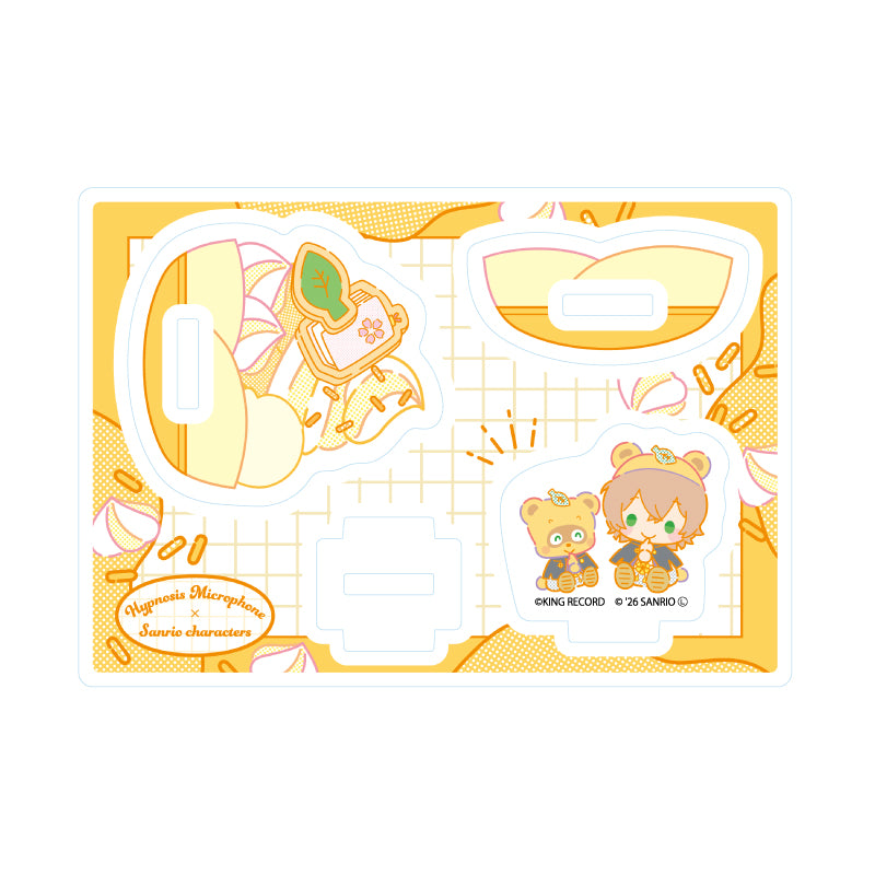 ゆらゆらアクリルスタンド ヒプノシスマイク SANRIO NAKAYOKU EDIT 08 夢野幻太郎×ぽこぽん日記(コラボイラスト)【予約商品】