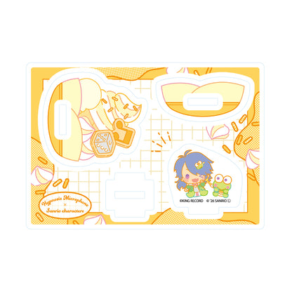 ゆらゆらアクリルスタンド ヒプノシスマイク SANRIO NAKAYOKU EDIT 09 有栖川帝統×けろけろけろっぴ(コラボイラスト)【予約商品】