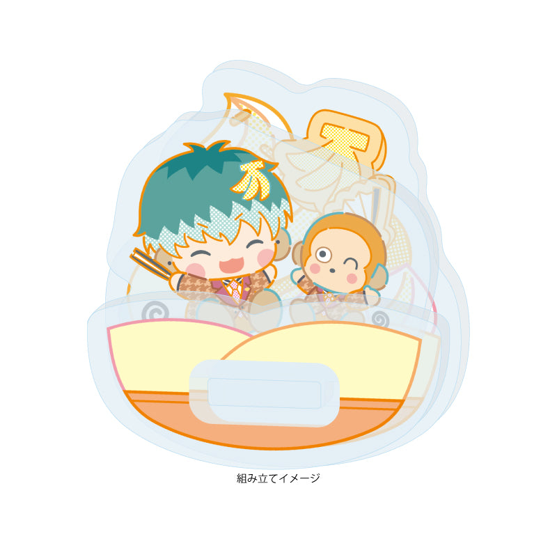 ゆらゆらアクリルスタンド ヒプノシスマイク SANRIO NAKAYOKU EDIT 13 白膠木簓×おさるのもんきち(コラボイラスト)【予約商品】