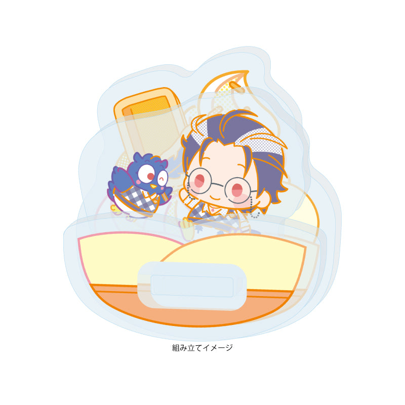 ゆらゆらアクリルスタンド ヒプノシスマイク SANRIO NAKAYOKU EDIT 14 躑躅森盧笙×パタパタペッピー(コラボイラスト)【予約商品】
