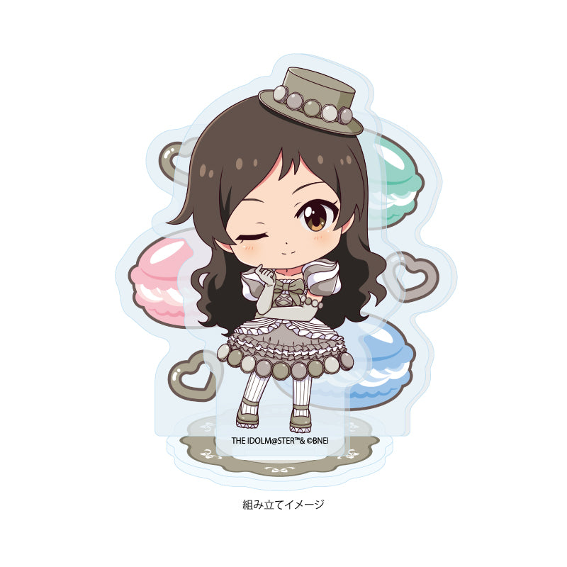 アクリルスタンドプレート アイドルマスター ミリオンライブ! 46 北沢志保 マカロンドレスVer.(ミニキャライラスト)【予約商品】