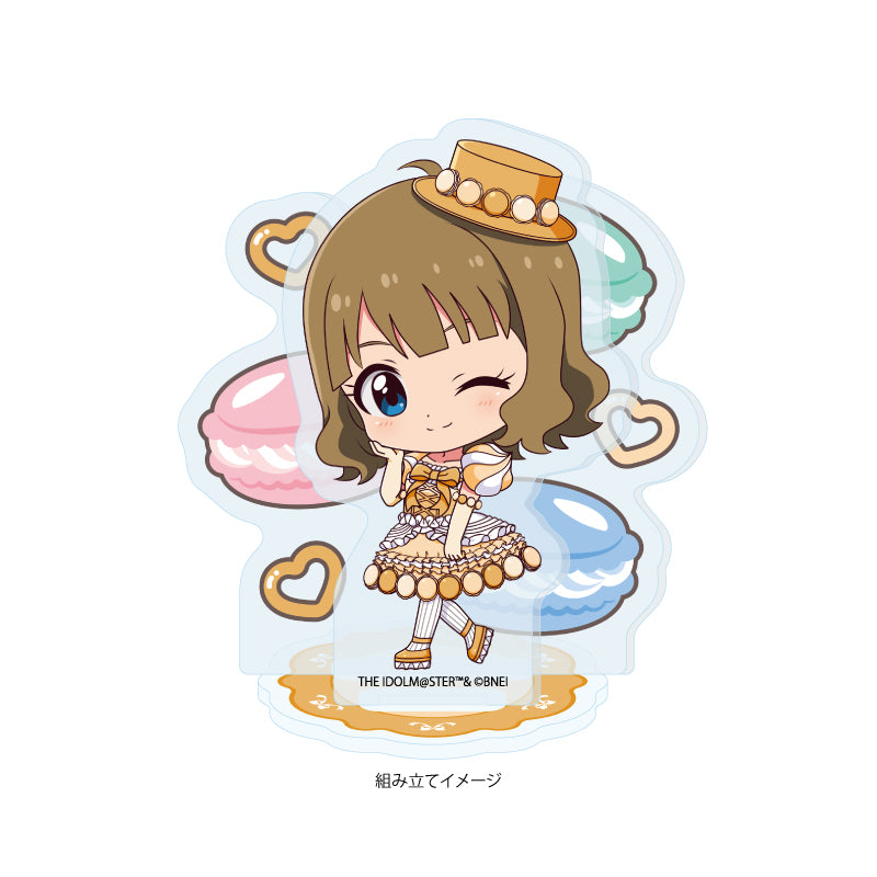 アクリルスタンドプレート アイドルマスター ミリオンライブ! 48 周防桃子 マカロンドレスVer.(ミニキャライラスト)【予約商品】