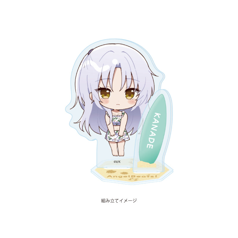 アクリルスタンドプレート Angel Beats!&Charlotte 09 立華かなで(ミニキャライラスト)【予約商品】