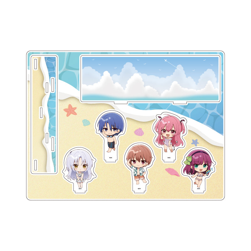 アクリルジオラマ Angel Beats!&Charlotte 01 集合デザインAn(ミニキャライラスト)【予約商品】