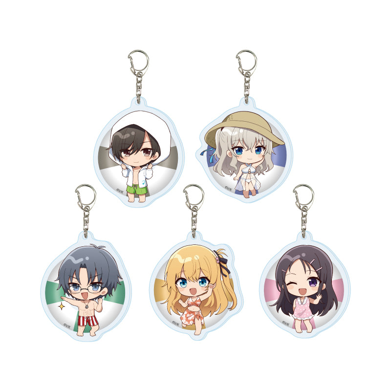 【Box/5】アクリルキーホルダー Angel Beats!&Charlotte 02 Ch(ミニキャライラスト)【予約商品】