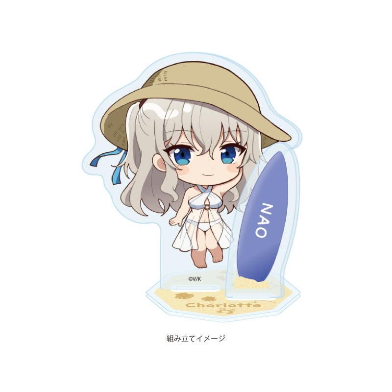 アクリルスタンドプレート Angel Beats!&Charlotte 07 友利奈緒(ミニキャライラスト)【予約商品】