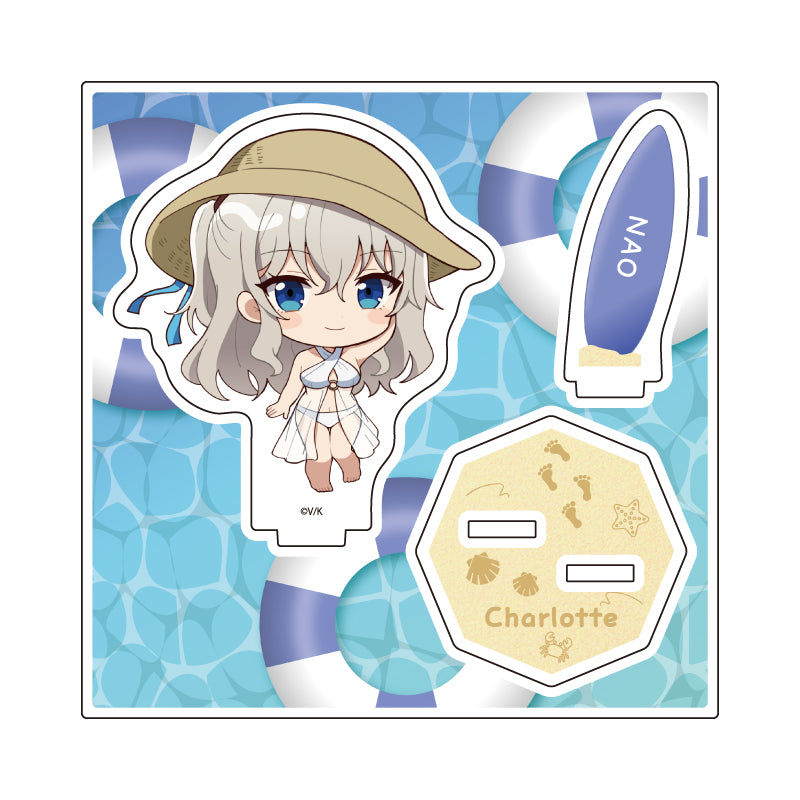 アクリルスタンドプレート Angel Beats!&Charlotte 07 友利奈緒(ミニキャライラスト)【予約商品】