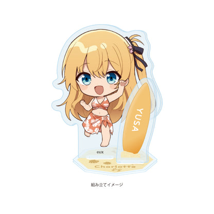 アクリルスタンドプレート Angel Beats!&Charlotte 09 西森柚咲(ミニキャライラスト)【予約商品】
