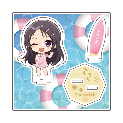 アクリルスタンドプレート Angel Beats!&Charlotte 10 乙坂歩未(ミニキャライラスト)【予約商品】