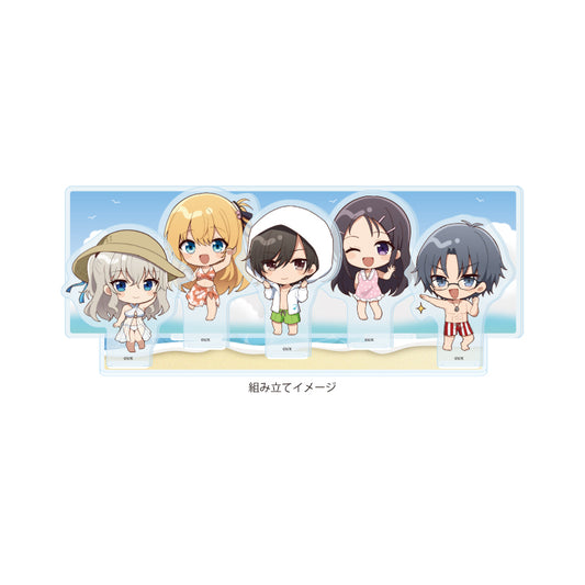 アクリルジオラマ Angel Beats!&Charlotte 01 集合デザインCh(ミニキャライラスト)【予約商品】