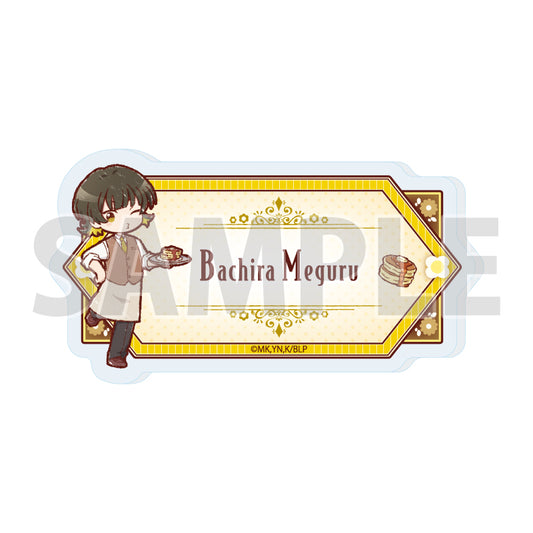 おなまえアクリルプレートバッジ ブルーロック 21 蜂楽廻 レトロカフェVer.(グラフアートイラスト)【予約商品】
