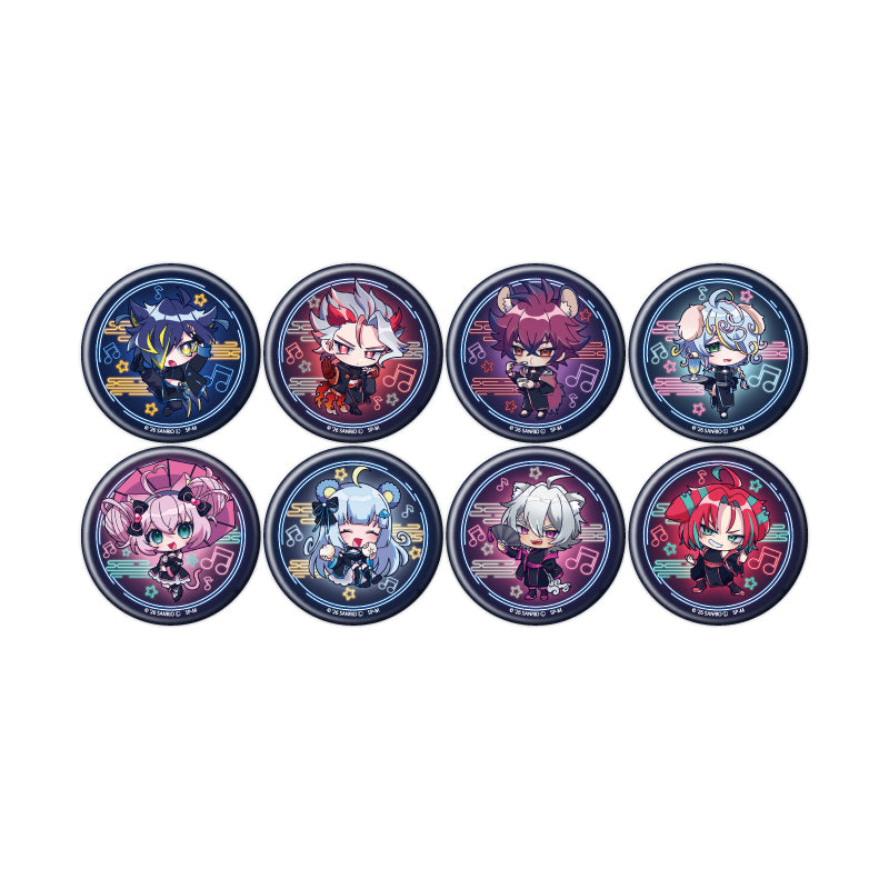 【Box/8】缶バッジ SHOW BY ROCK!! 52 ミニキャライラスト