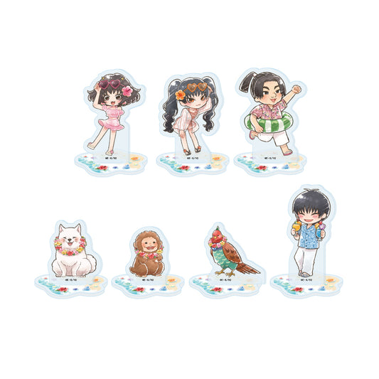 【Box/7】アクリルぷちスタンド 鬼灯の冷徹 09 バカンスVer.(グラフアートイラスト)【予約商品】