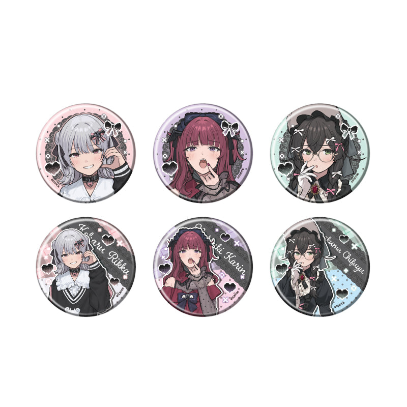 【BOX/6】缶バッジ TOKYO6キャラクターズ 01 描き下ろしイラスト【予約商品】