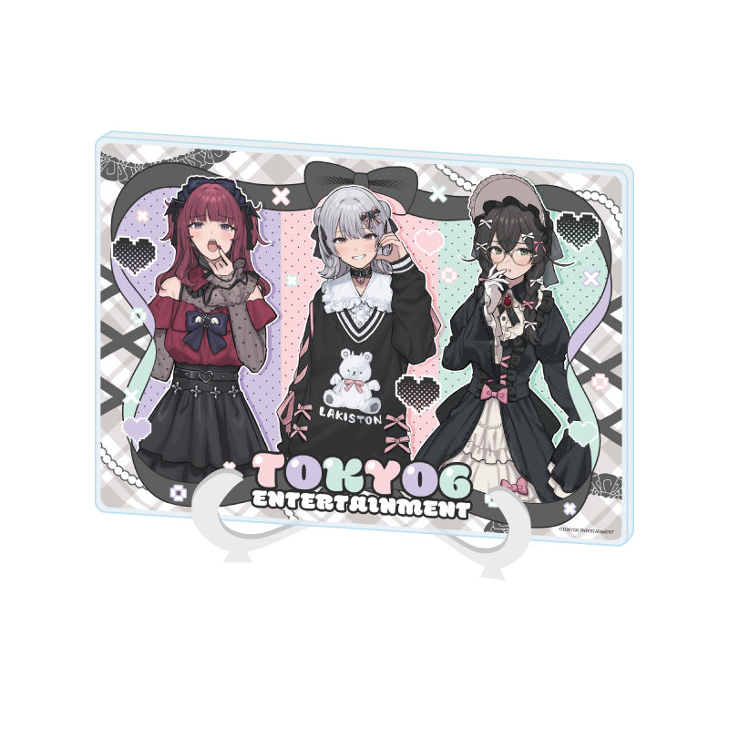 アクリルアートボード A5サイズ TOKYO6キャラクターズ 01 集合デザイン(描き下ろしイラスト)【予約商品】