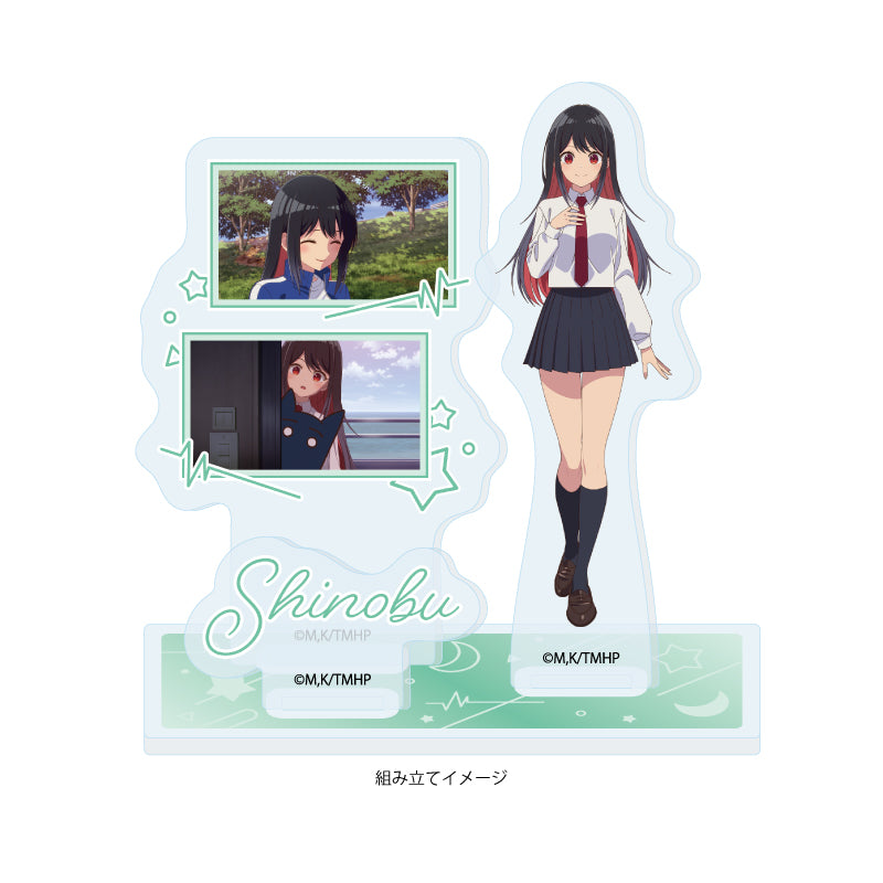 アクリルスタンドプレート 真夜中ハートチューン 04 雨月しのぶ(場面写イラスト)【予約商品】