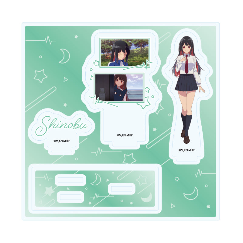 アクリルスタンドプレート 真夜中ハートチューン 04 雨月しのぶ(場面写イラスト)【予約商品】