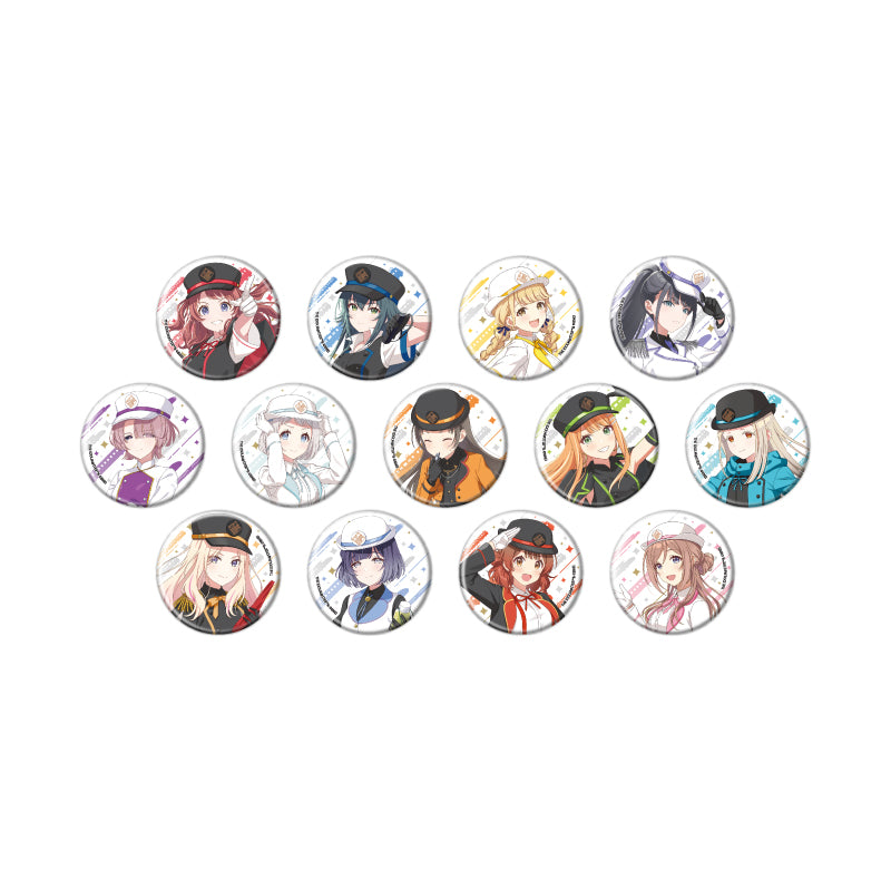【Box/13】缶バッジ 学園アイドルマスター 05 駅員風衣装Ver.(描き下ろしイラスト)