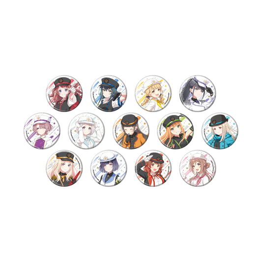 【Box/13】缶バッジ 学園アイドルマスター 05 駅員風衣装Ver.(描き下ろしイラスト)