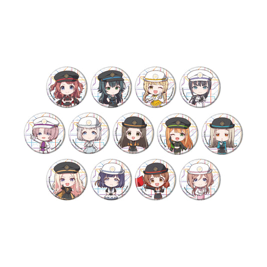 【Box/13】缶バッジ 学園アイドルマスター 06 駅員風衣装Ver.(ミニキャライラスト)