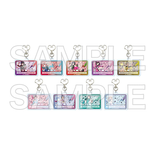 【Box/9】ハート型ナスカンアクリルキーホルダー ガールズバンドクライ×サンリオキャラクターズ 01 コラボイラスト【予約商品】