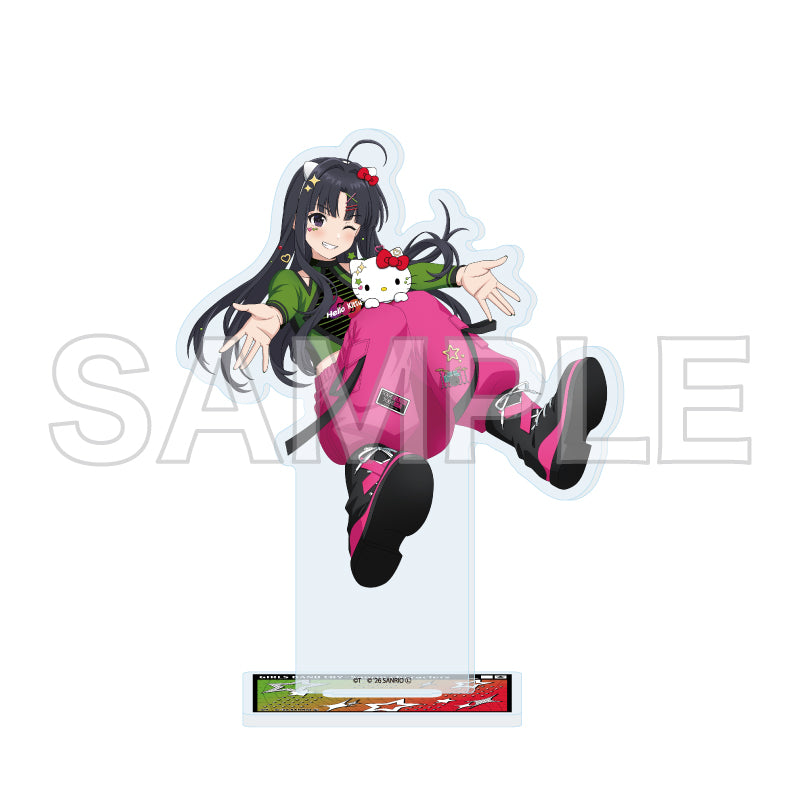 アクリルスタンド ガールズバンドクライ×サンリオキャラクターズ 21 安和すばる×ハローキティ(コラボイラスト)