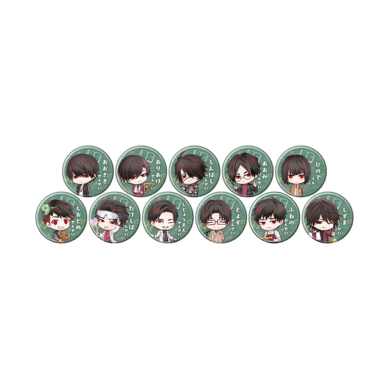 【Box/11】缶バッジ 大穢 06 学園Ver.(ミニキャライラスト)【予約商品】