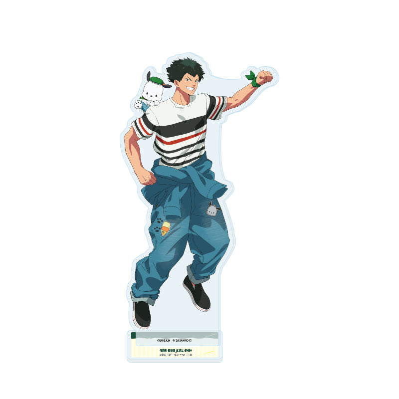 アクリルスタンド 忘却バッテリー×サンリオキャラクターズ 06 巻田広伸×ポチャッコ(コラボイラスト)【予約商品】