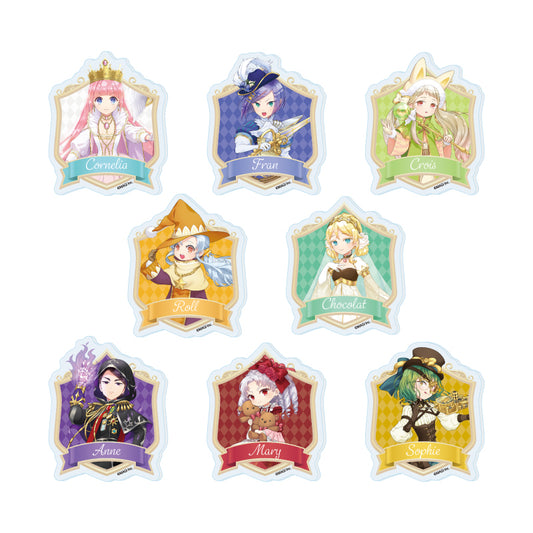【Box/8】アクリルプレートバッジ まじかる☆シリーズ 01 公式イラスト【予約商品】