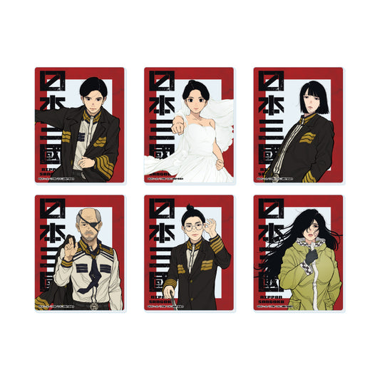 【Box/6】アクリルカード 日本三國 01 公式イラスト【予約商品】