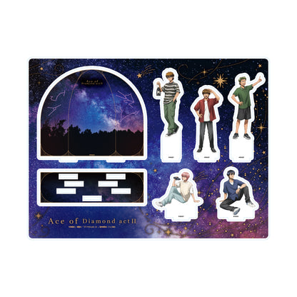 アクリルジオラマ ダイヤのA act II -Second Season- 04 集合デザイン 星座観測Ver.(描き下ろしイラスト)【予約商品】