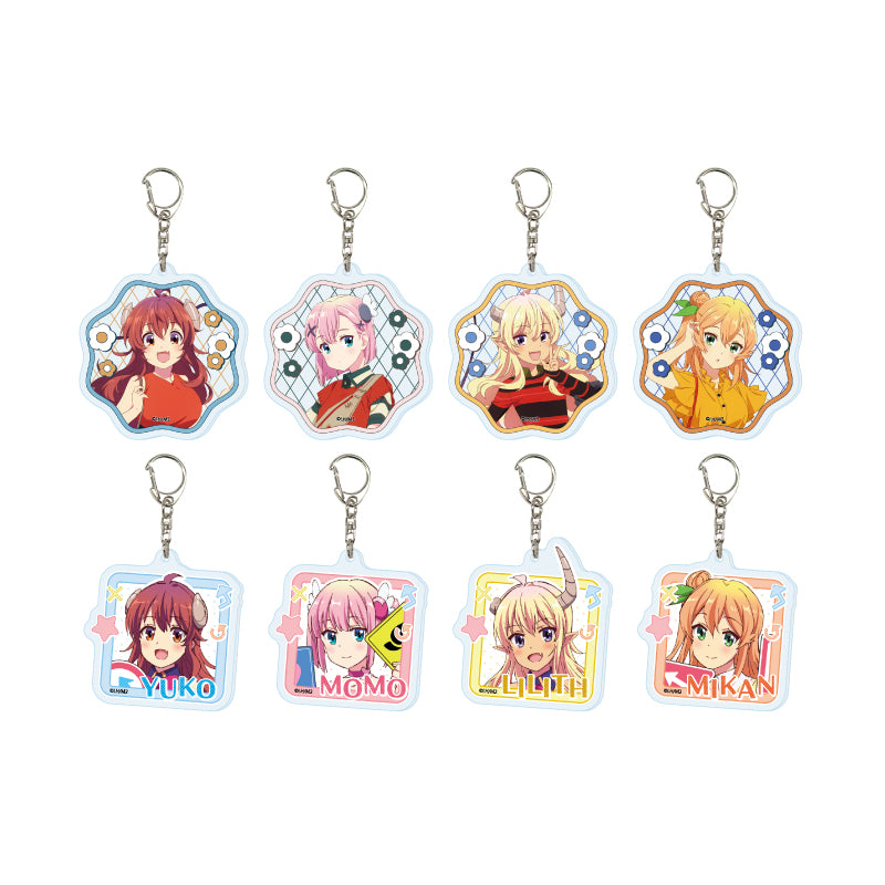 【BOX/8】アクリルキーホルダー まちカドまぞく 2丁目 06 おめかしVer.(公式&描き下ろしイラスト)【予約商品】