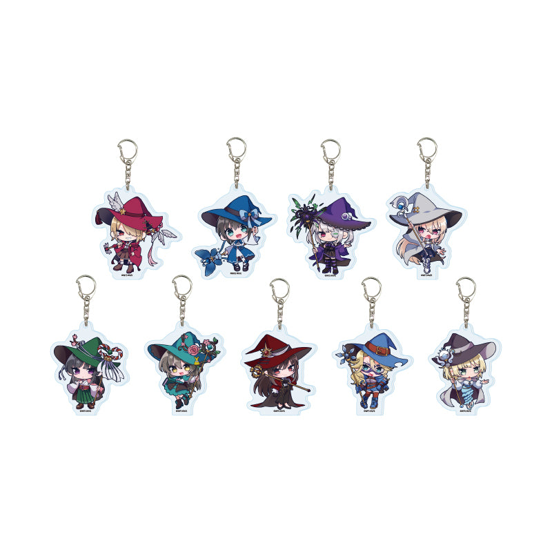 【Box/9】アクリルキーホルダー ヘブンバーンズレッド 22 ミニキャライラスト【予約商品】