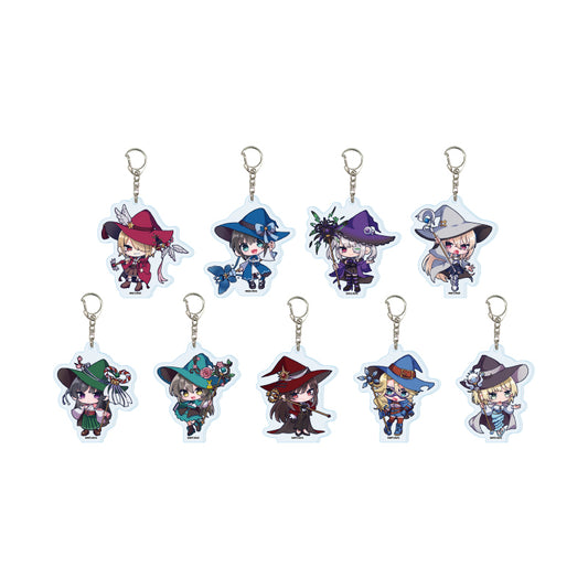 【Box/9】アクリルキーホルダー ヘブンバーンズレッド 22 ミニキャライラスト【予約商品】